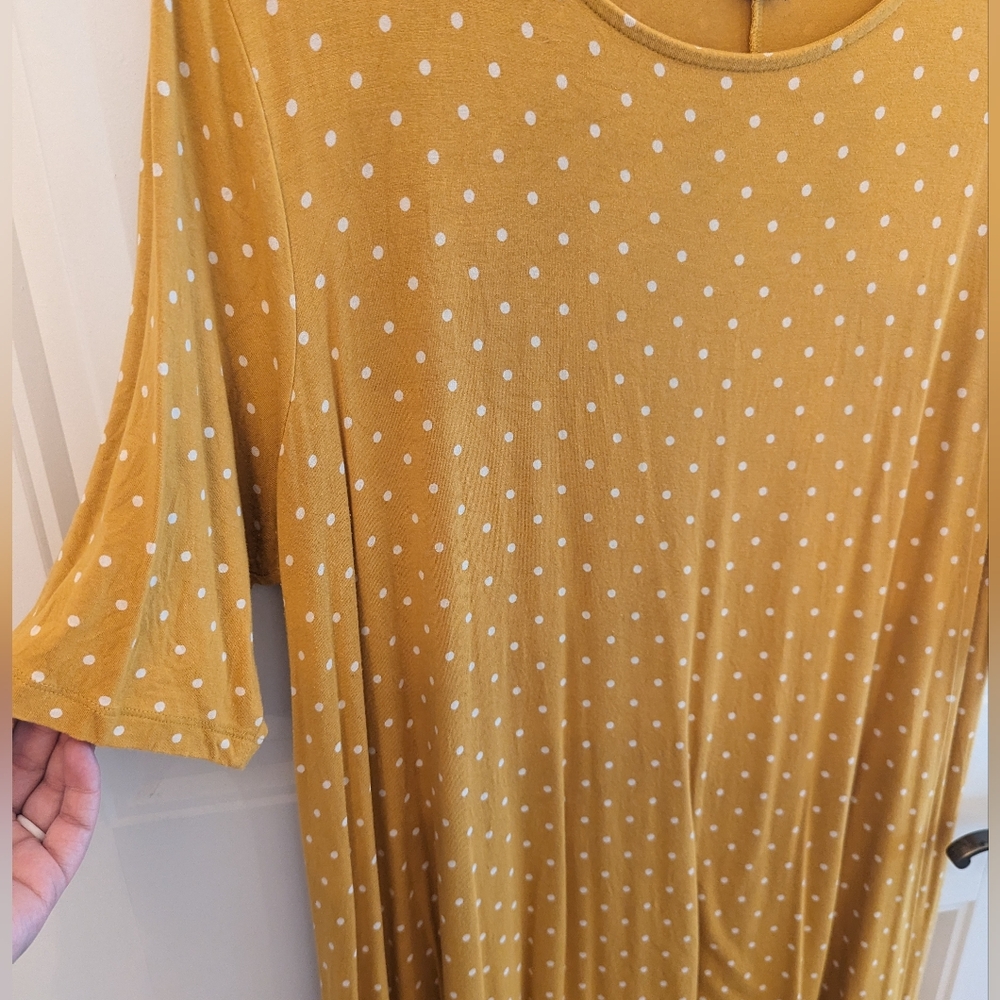 Yellow Polka Dot Dress